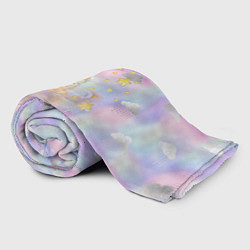 Плед флисовый Зайка спит на месяце, цвет: 3D-велсофт — фото 2