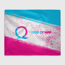 Плед God of War Neon Gradient