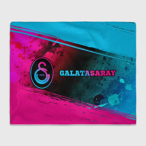 Плед Galatasaray Neon Gradient / 3D-Велсофт – фото 1