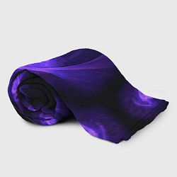 Плед флисовый Неоновые фракталы, цвет: 3D-велсофт — фото 2