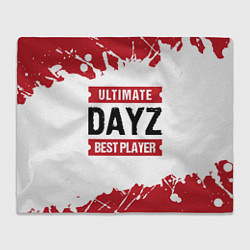 Плед флисовый DayZ: best player ultimate, цвет: 3D-велсофт
