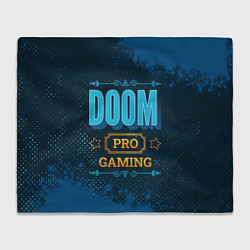Плед флисовый Игра Doom: pro gaming, цвет: 3D-велсофт