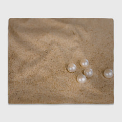 Плед Белый жемчуг на песке