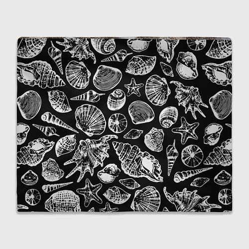 Плед Паттерн из морских ракушек / 3D-Велсофт – фото 1