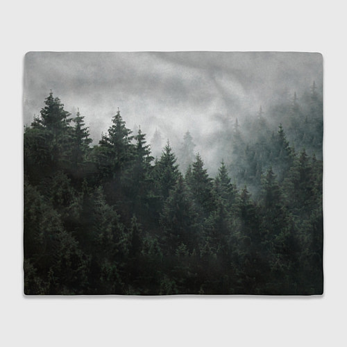 Плед Туманный хвойный лес / 3D-Велсофт – фото 1