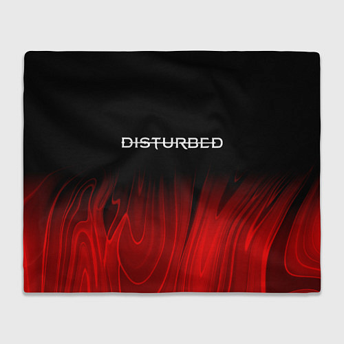 Плед Disturbed red plasma / 3D-Велсофт – фото 1