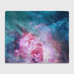 Плед флисовый Вспыхнувший космос, цвет: 3D-велсофт