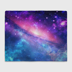 Плед флисовый Космическая воронка, цвет: 3D-велсофт