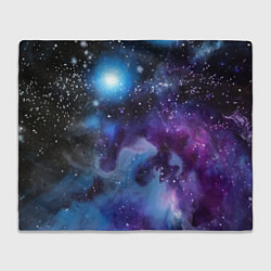 Плед флисовый Дым вселенной, цвет: 3D-велсофт