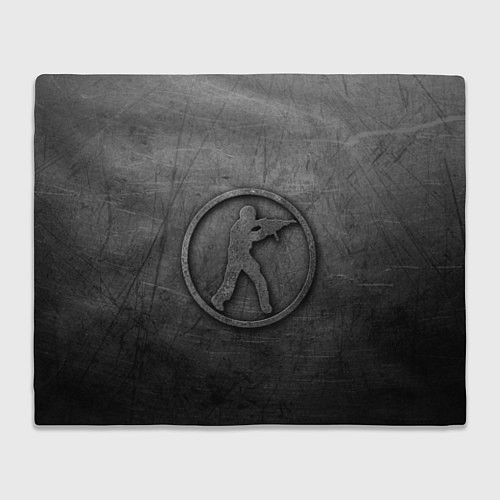 Плед Чугунный логотип Counter Strike / 3D-Велсофт – фото 1