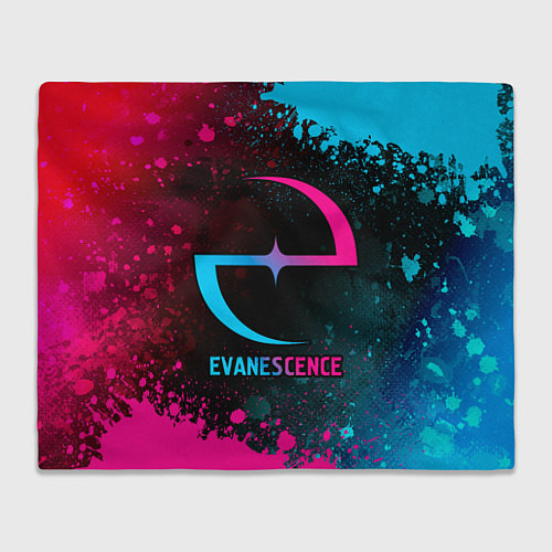 Плед Evanescence - neon gradient / 3D-Велсофт – фото 1