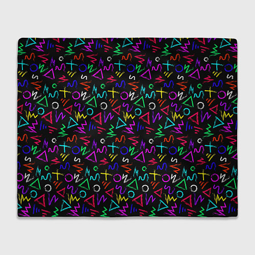 Плед League Of Legends: Arcane neon logo / 3D-Велсофт – фото 1