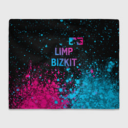 Плед Limp Bizkit - neon gradient: символ сверху