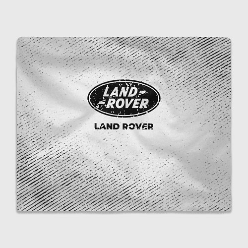 Плед Land Rover с потертостями на светлом фоне / 3D-Велсофт – фото 1