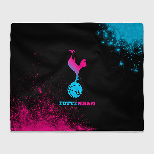 Плед Tottenham - neon gradient / 3D-Велсофт – фото 1