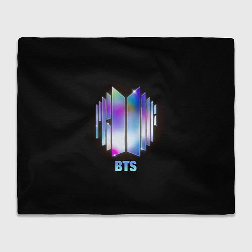 Плед BTS gradient logo / 3D-Велсофт – фото 1