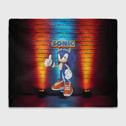 Плед Sonic - Hedgehog - Video game - жест / 3D-Велсофт – фото 1
