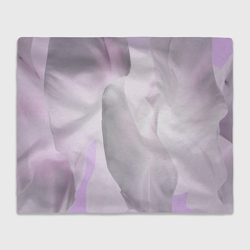 Плед Розовый абстрактный бархат / 3D-Велсофт – фото 1