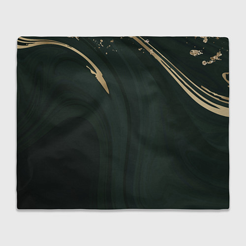 Плед Мраморный фон с золотым прикосновением / 3D-Велсофт – фото 1