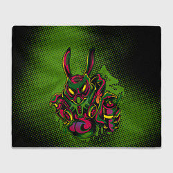 Плед флисовый Крейзи кролик, цвет: 3D-велсофт