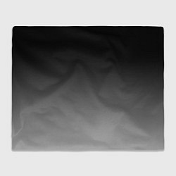 Плед флисовый Серый градиент, цвет: 3D-велсофт