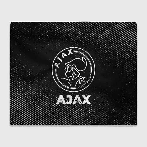 Плед Ajax с потертостями на темном фоне / 3D-Велсофт – фото 1