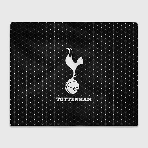 Плед Tottenham sport на темном фоне / 3D-Велсофт – фото 1