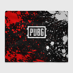 Плед PUBG white grunge