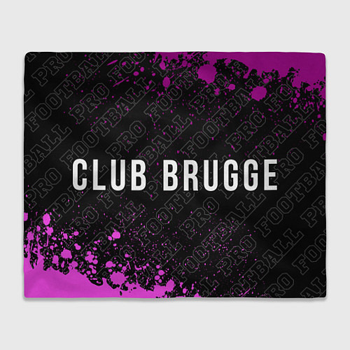 Плед Club Brugge pro football: надпись и символ / 3D-Велсофт – фото 1