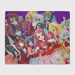 Плед флисовый All - Zombieland Saga Revenge, цвет: 3D-велсофт