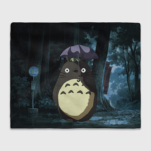 Плед Totoro in rain forest / 3D-Велсофт – фото 1