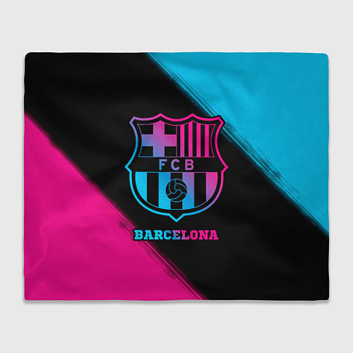 Плед Barcelona - neon gradient / 3D-Велсофт – фото 1