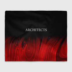 Плед Architects red plasma