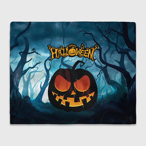 Плед Halloween pumpkins / 3D-Велсофт – фото 1