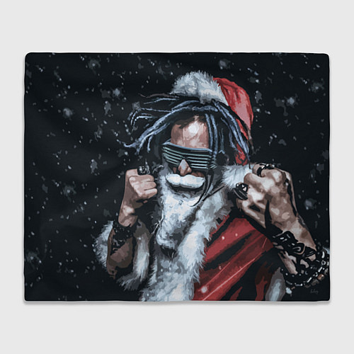 Плед Cool Santa Rastaman / 3D-Велсофт – фото 1