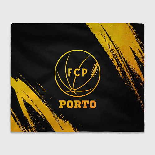 Плед Porto - gold gradient / 3D-Велсофт – фото 1