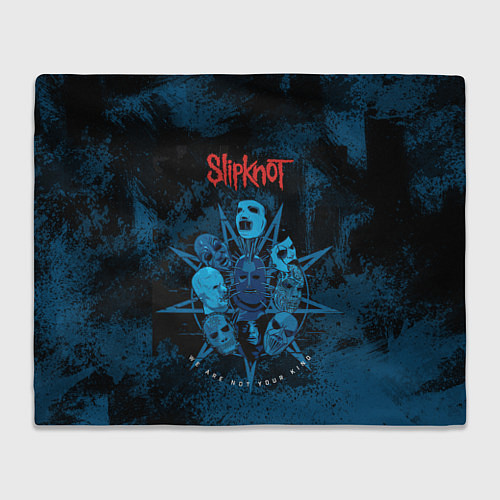 Плед Slipknot blue / 3D-Велсофт – фото 1