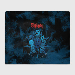 Плед Slipknot blue