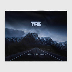 Плед флисовый Untraveled Road - Thousand Foot Krutch, цвет: 3D-велсофт