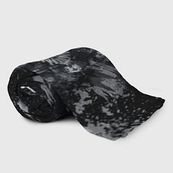 Плед флисовый Slipknot black & white style, цвет: 3D-велсофт — фото 2