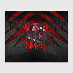 Плед Slipknot black and red