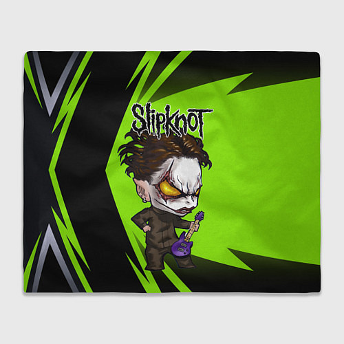 Плед Slipknot green / 3D-Велсофт – фото 1
