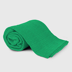 Плед флисовый Зеленый вязаный свитер, цвет: 3D-велсофт — фото 2