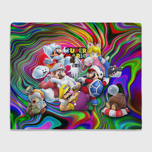 Плед Super Mario - Gaming aesthetics - Collage / 3D-Велсофт – фото 1