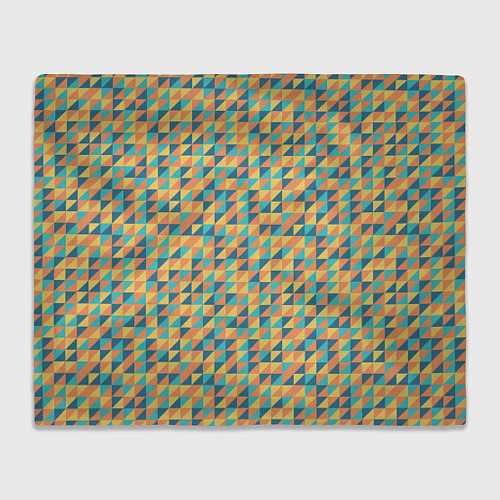 Плед Абстрактный мозаичный узор / 3D-Велсофт – фото 1