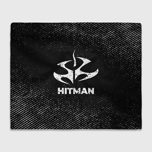 Плед Hitman с потертостями на темном фоне / 3D-Велсофт – фото 1