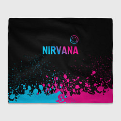 Плед Nirvana - neon gradient: символ сверху