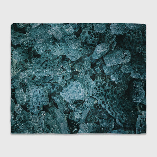Плед Голубые кристаллы / 3D-Велсофт – фото 1