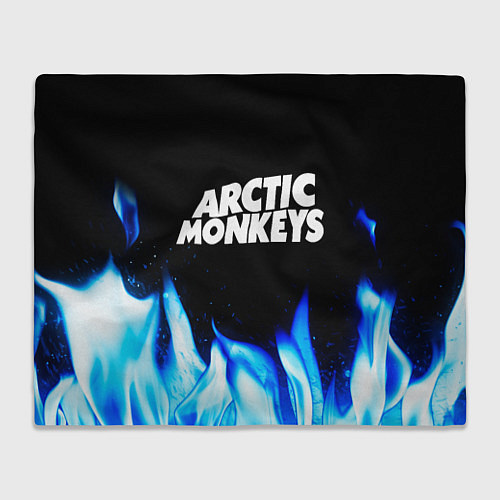 Плед Arctic Monkeys blue fire / 3D-Велсофт – фото 1