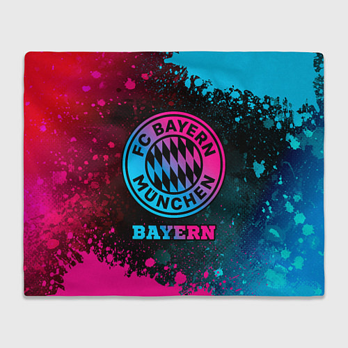 Плед Bayern - neon gradient / 3D-Велсофт – фото 1